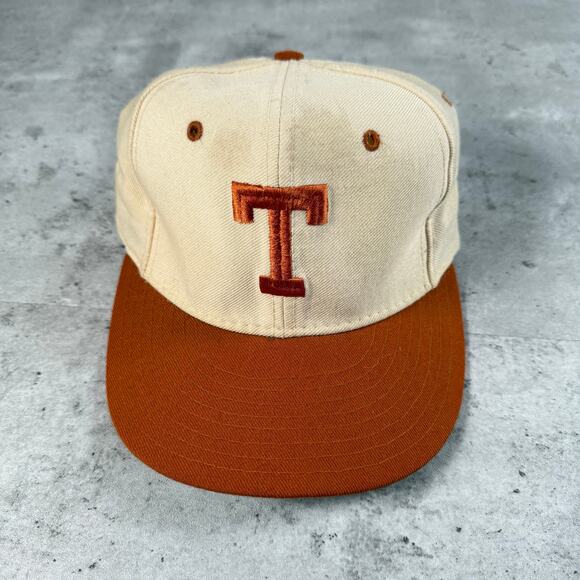 Vintage Texas Longhorns new era 5950 fitted wool hat size 6 3/4 - Picture 1 of 8